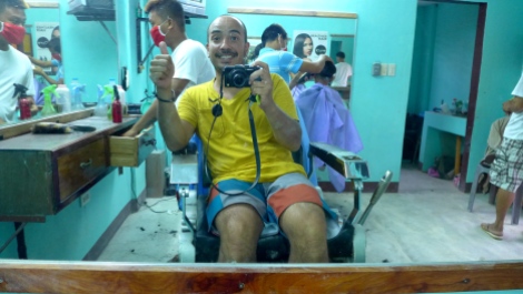"Selfie" im Barbershop